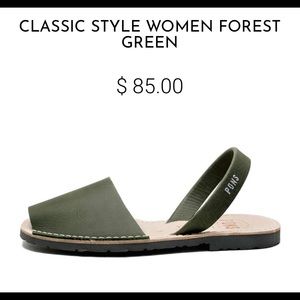 Pons Sandals- Forest Green